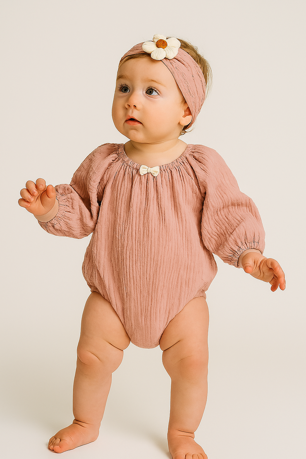 Bubble Romper + Headband