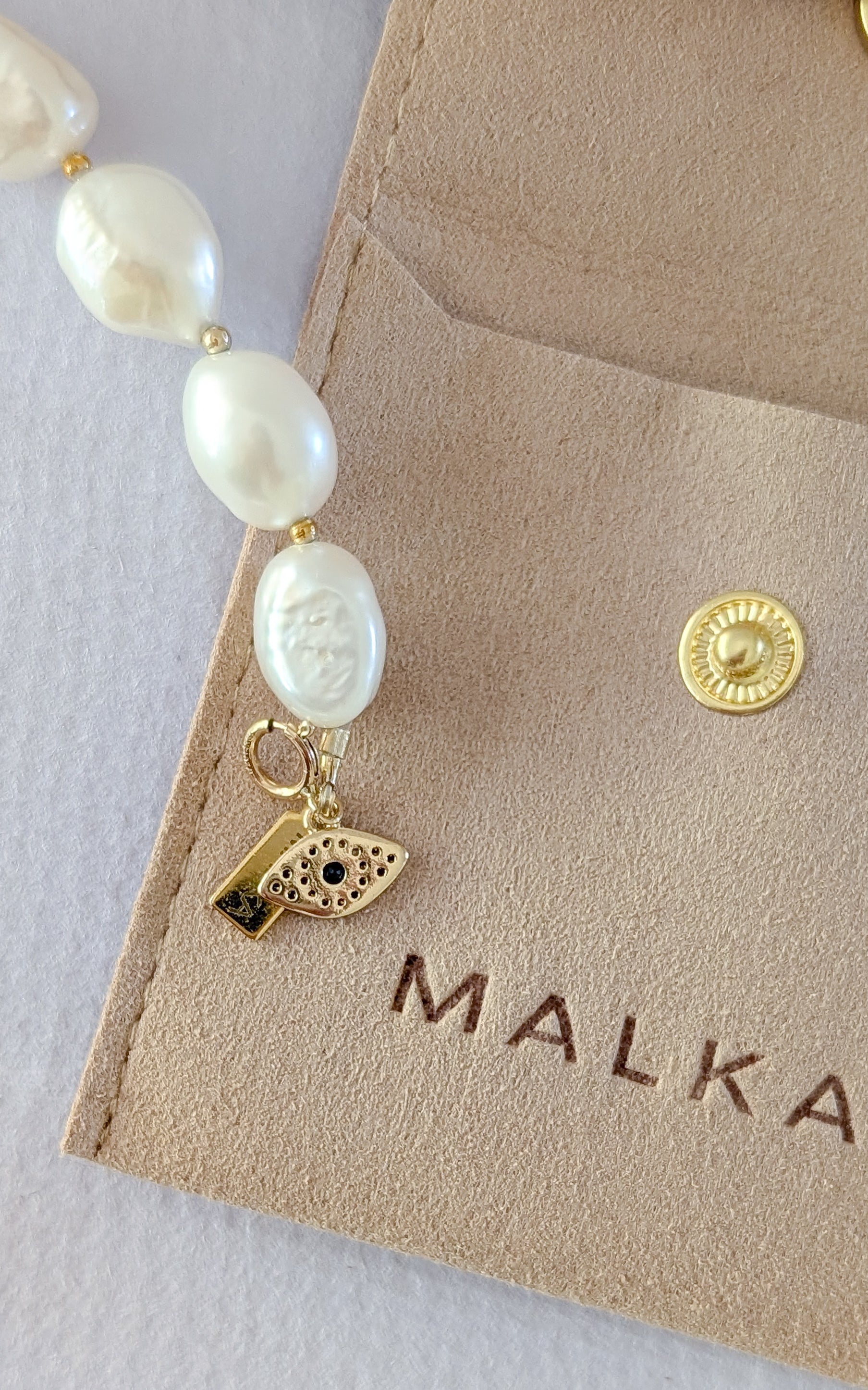 The Amy - Pearl Gold Bracelet