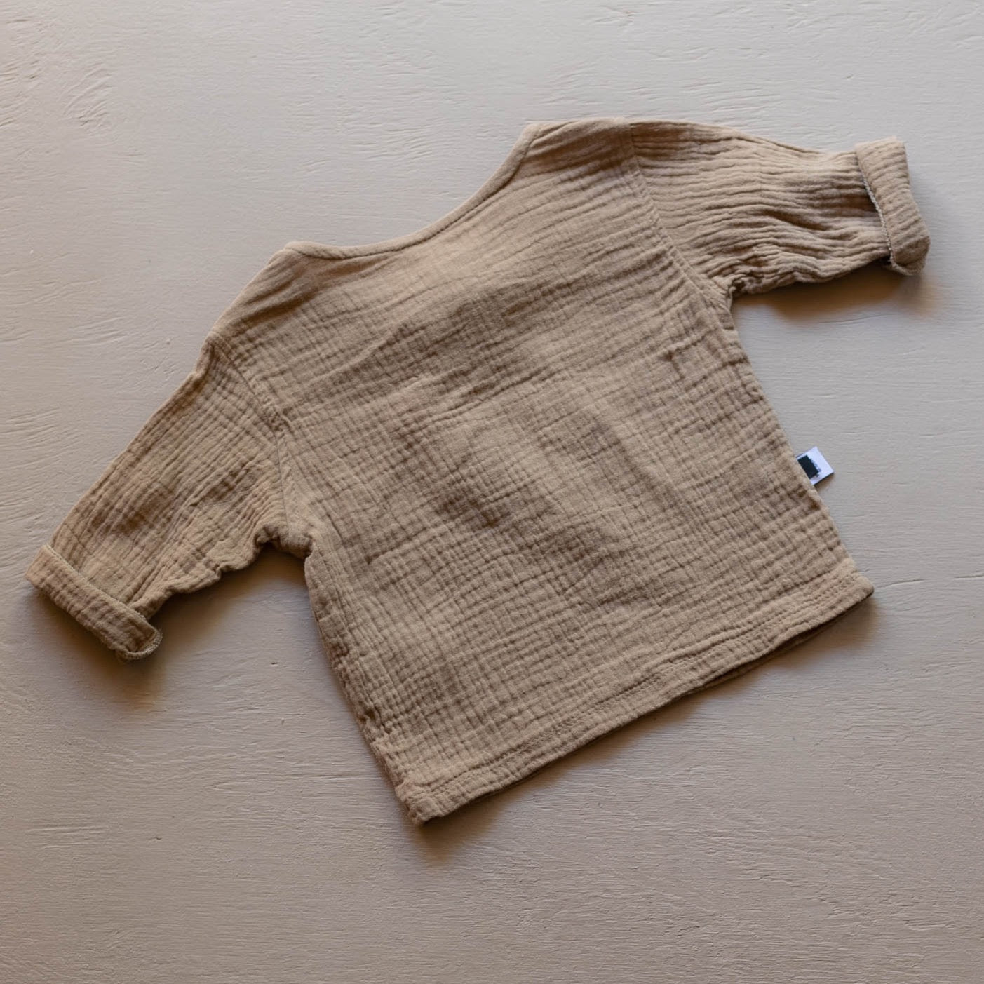 Toddler Kids baby brown Cotton Linen Shirt