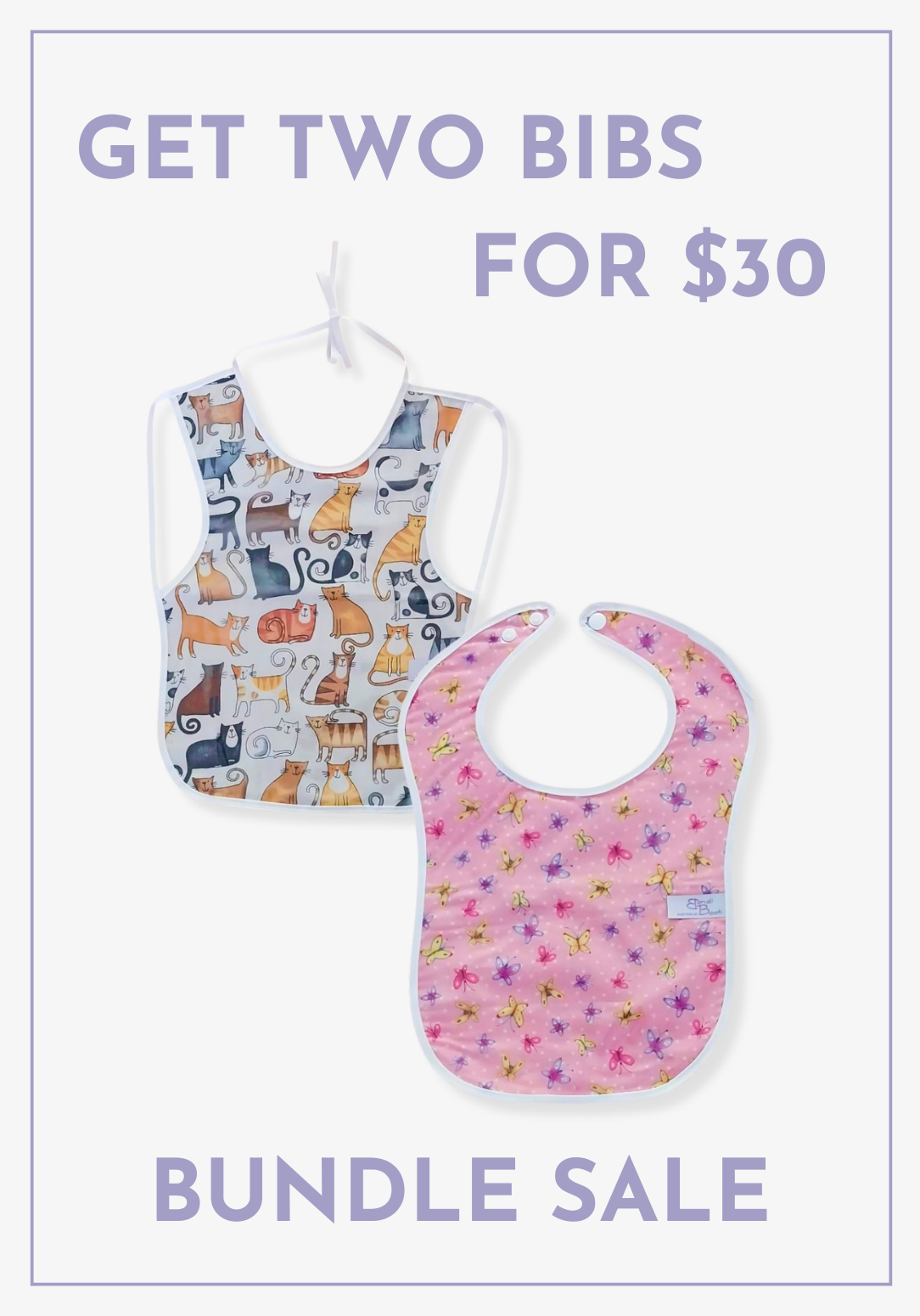 Seahorse Laminated Feeding Bib