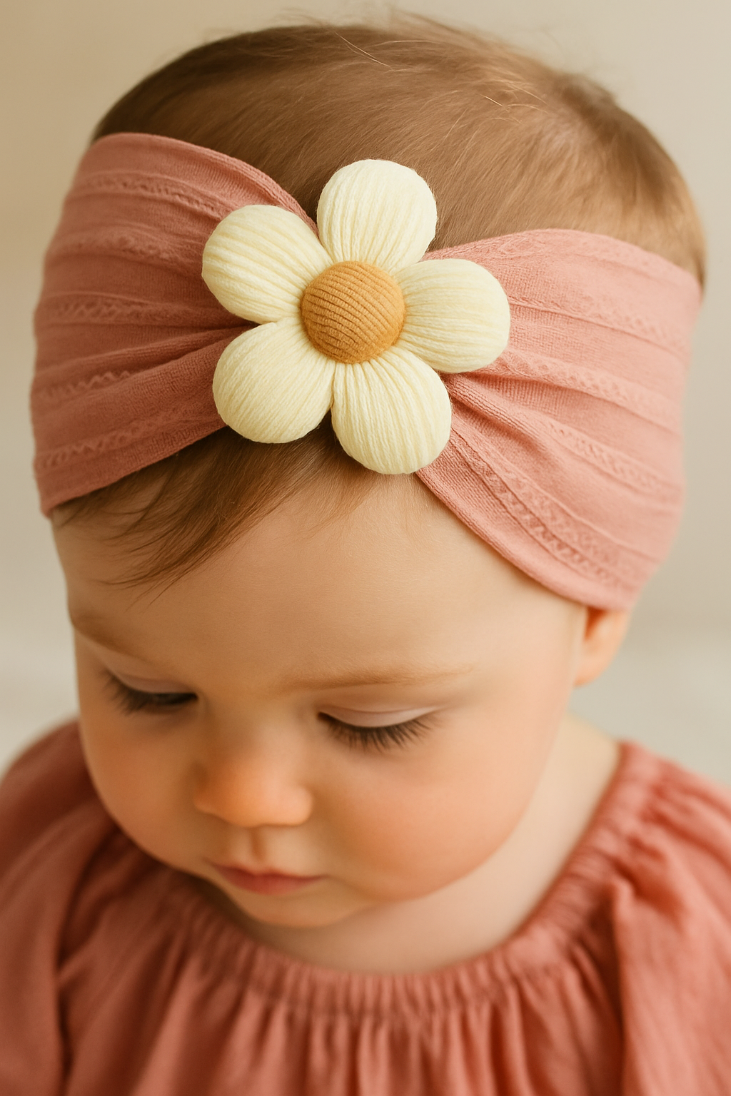 Toddler Soft Head Band - Blush Bloom