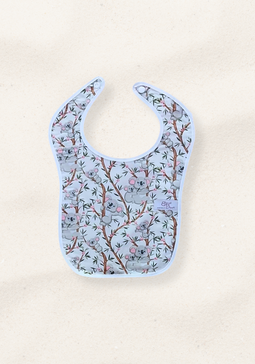 Koala Laminated Feeding Bib