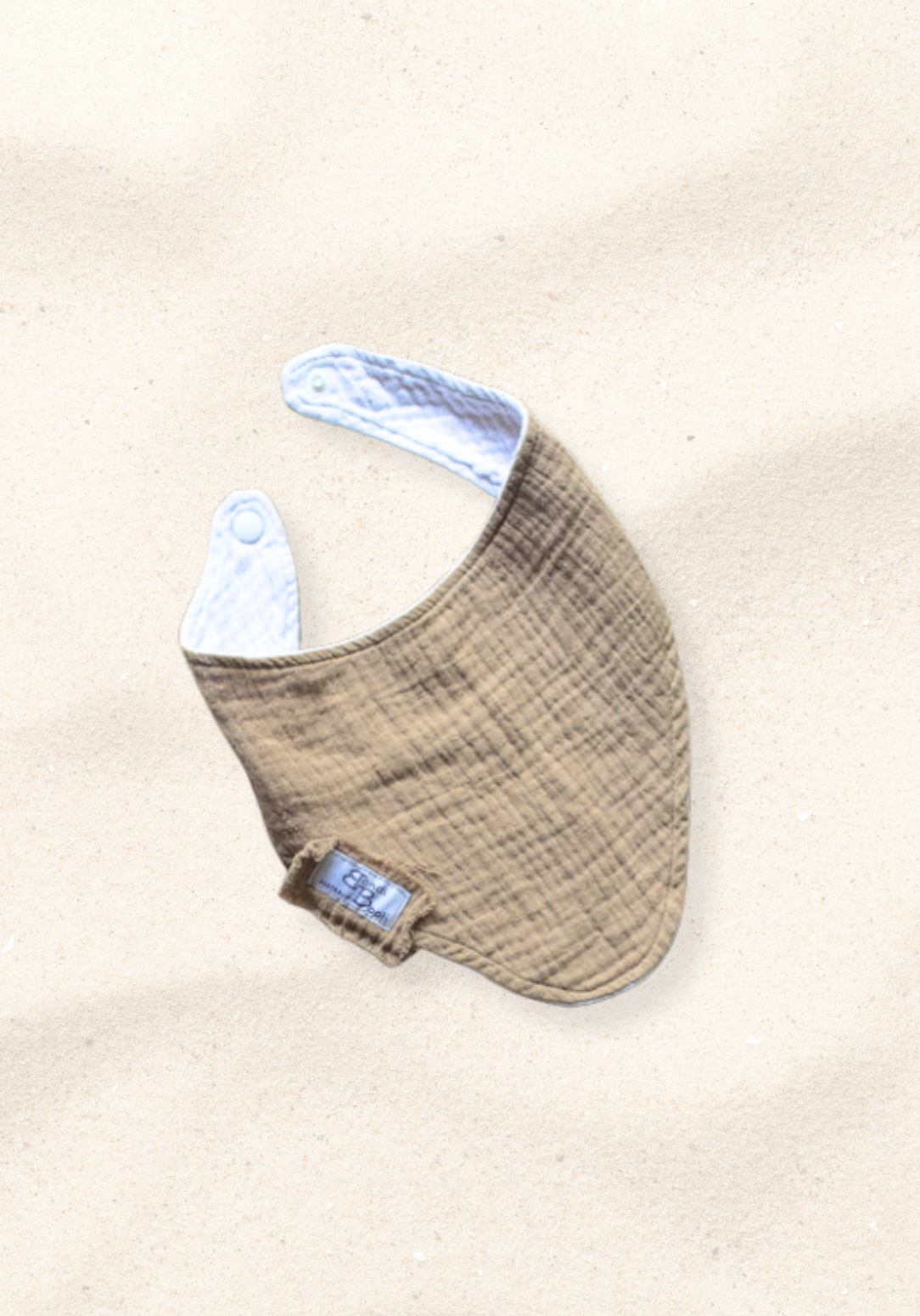 Organic cotton dribble bib gift pack for babies featuring soft, neutral shades