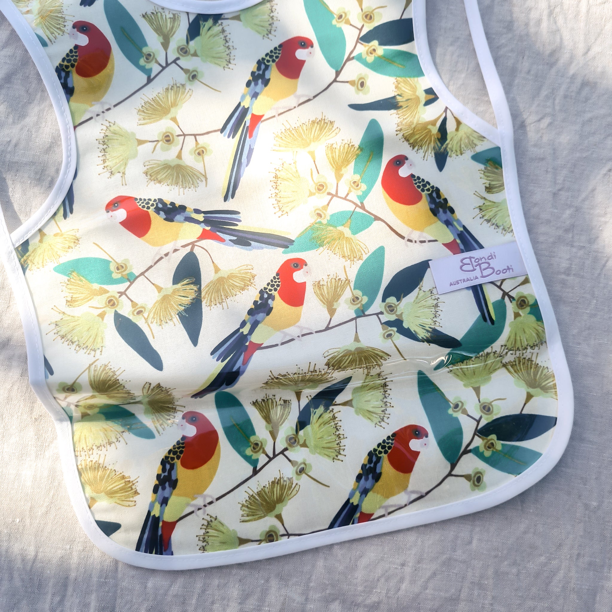 Baby bib Easy clean birds