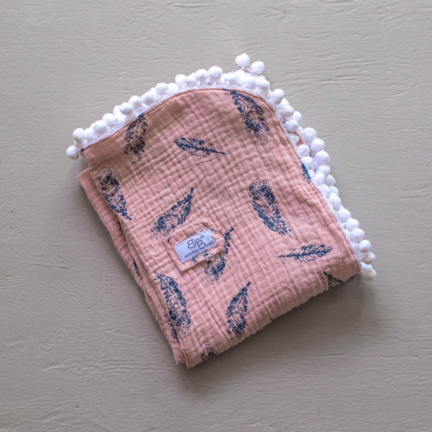 pink baby blanket muslin cotton