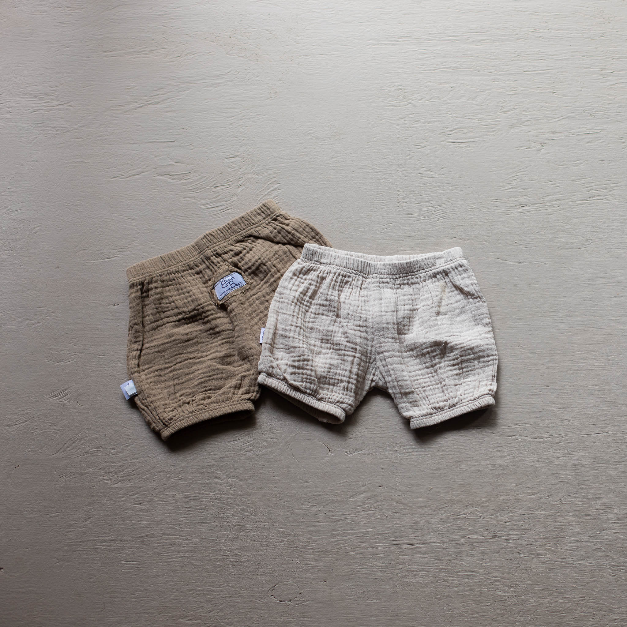 soft organic cotton neutral baby shorts bloomers