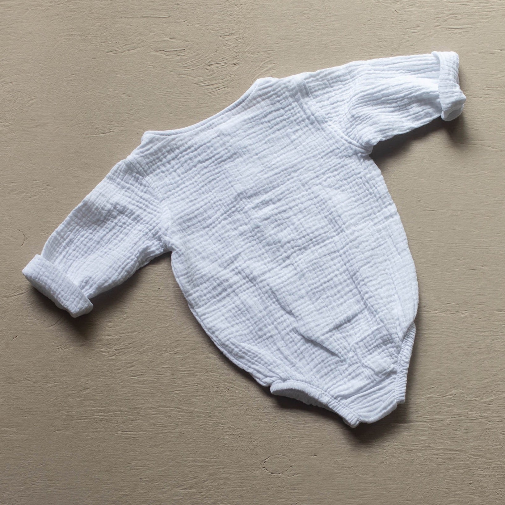  Neutral Baby bodysuit white romper jumpsuit organic cotton Australian made