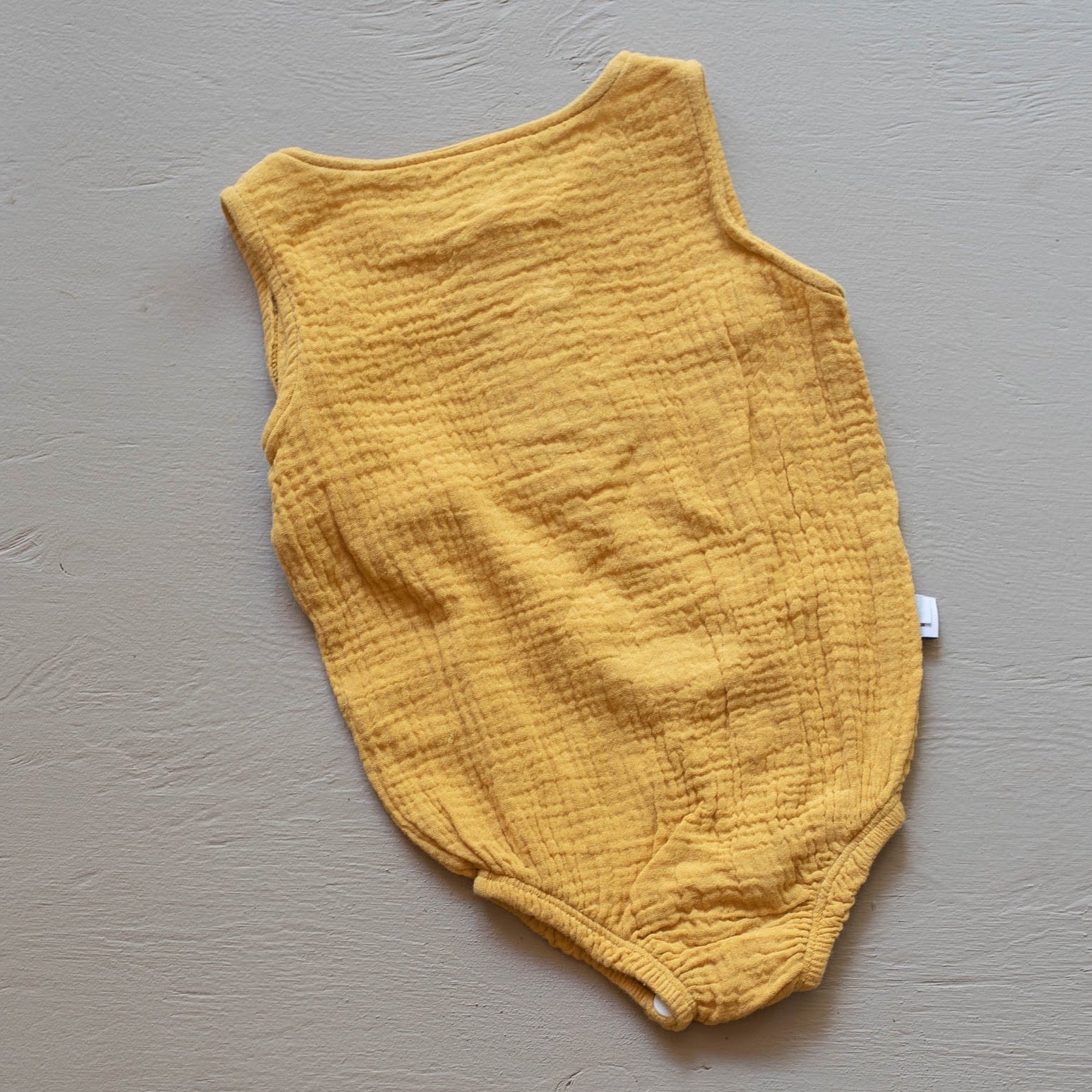 Neutral Baby romper mustard onesie jumpsuit organic cotton Australian made