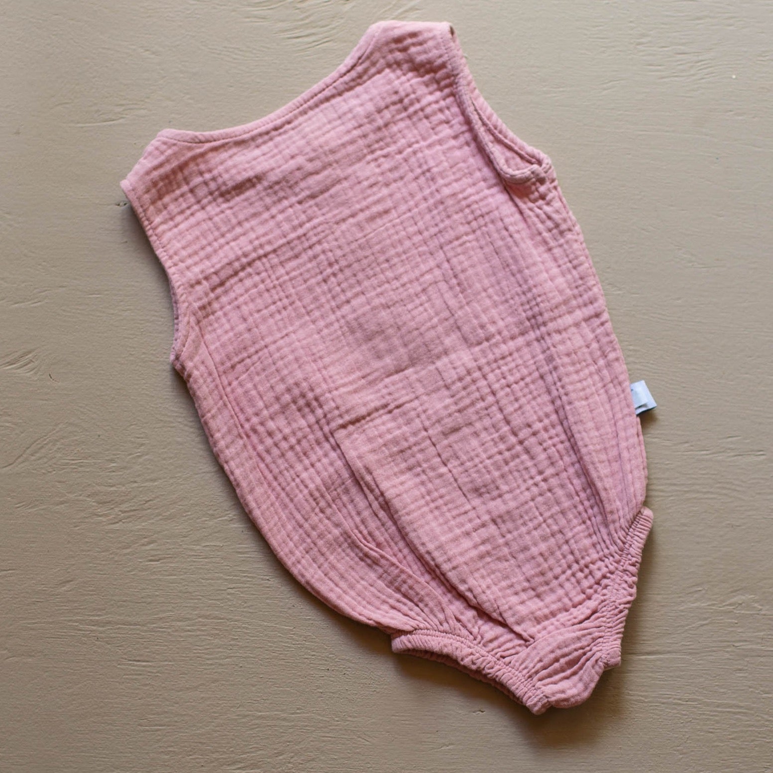 Baby girl pink romper onesie jumpsuit organic cotton Australian Made