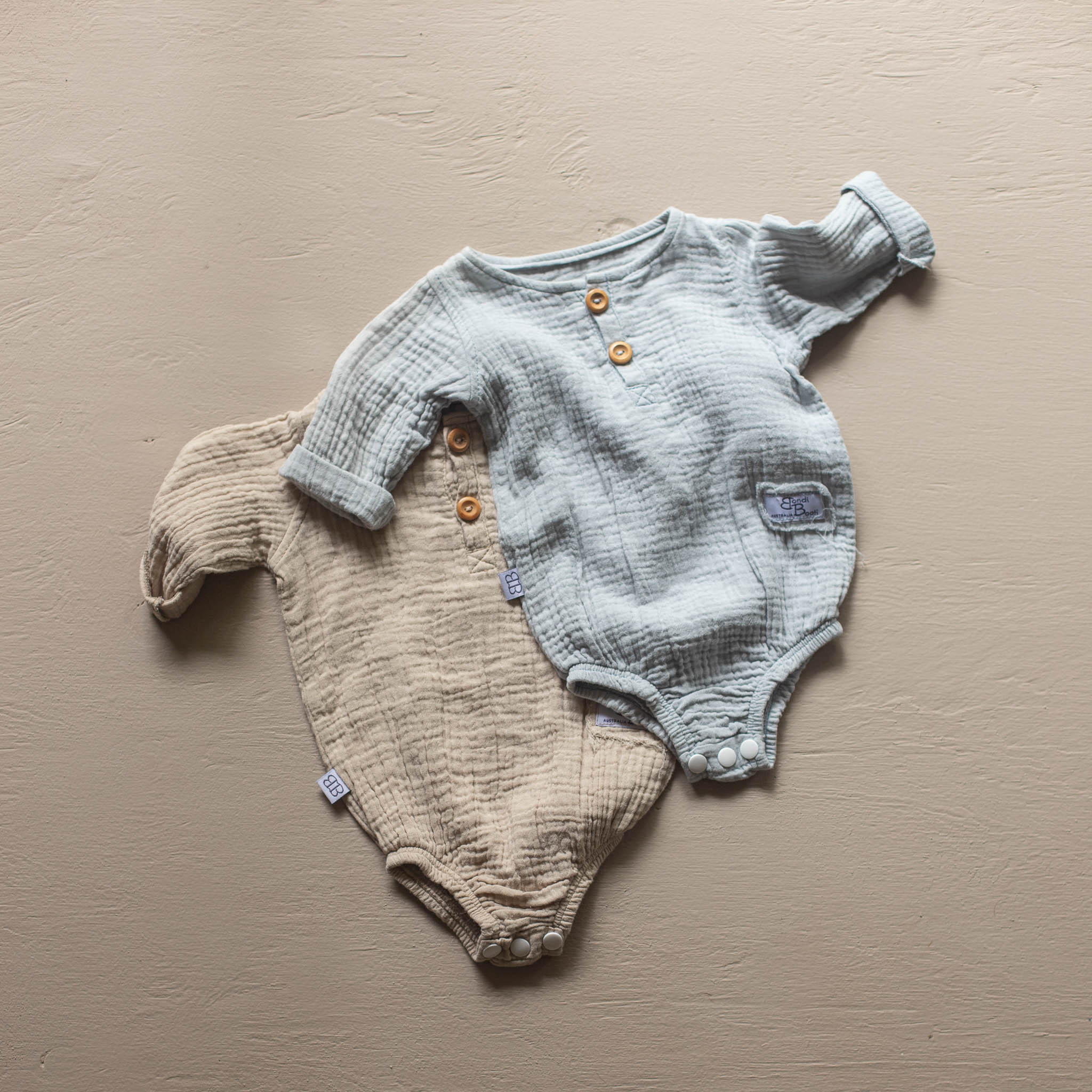 Neutral Baby coming home outfit romper jumpsuit organic cotton Australian made