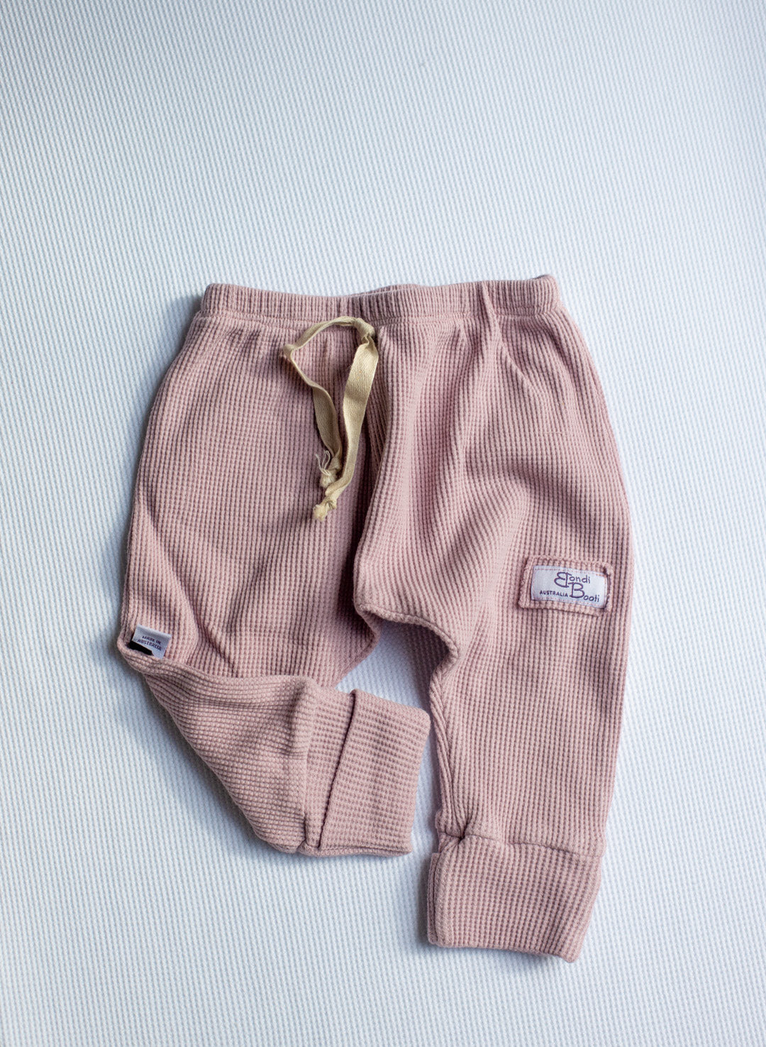 Ribbed pants newborn baby toddler pink