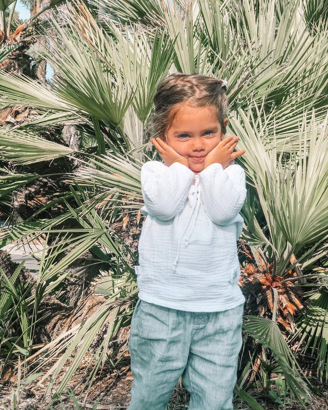 baby and toddler everyday top in white